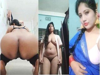 Desi Girl Showing Her Wide Ass On VC