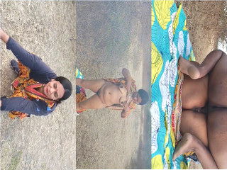 Village Big Ass Bhabhi Outdoor Fucking In Missionary Style
