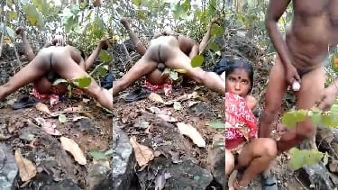 Mature Village Randi Fucking In Jungle With Customer Caught
