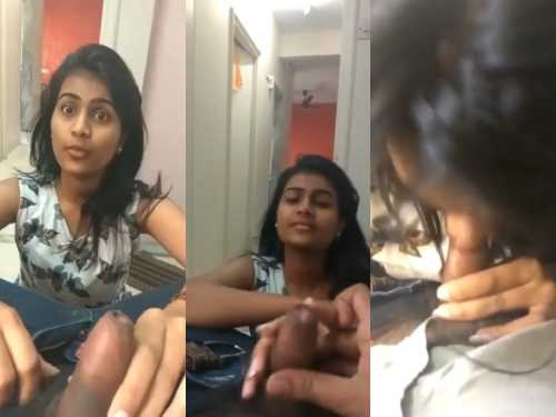 Skinny Gf Sucking Bf Dick