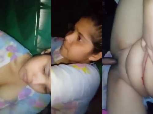 Village Chubby Girlfriend Ridding On Lover Dick