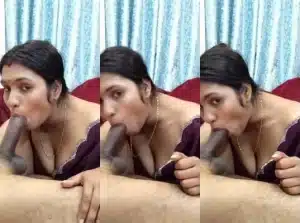 Desi Sexy Bhabhi Sucking Cock Of Husband