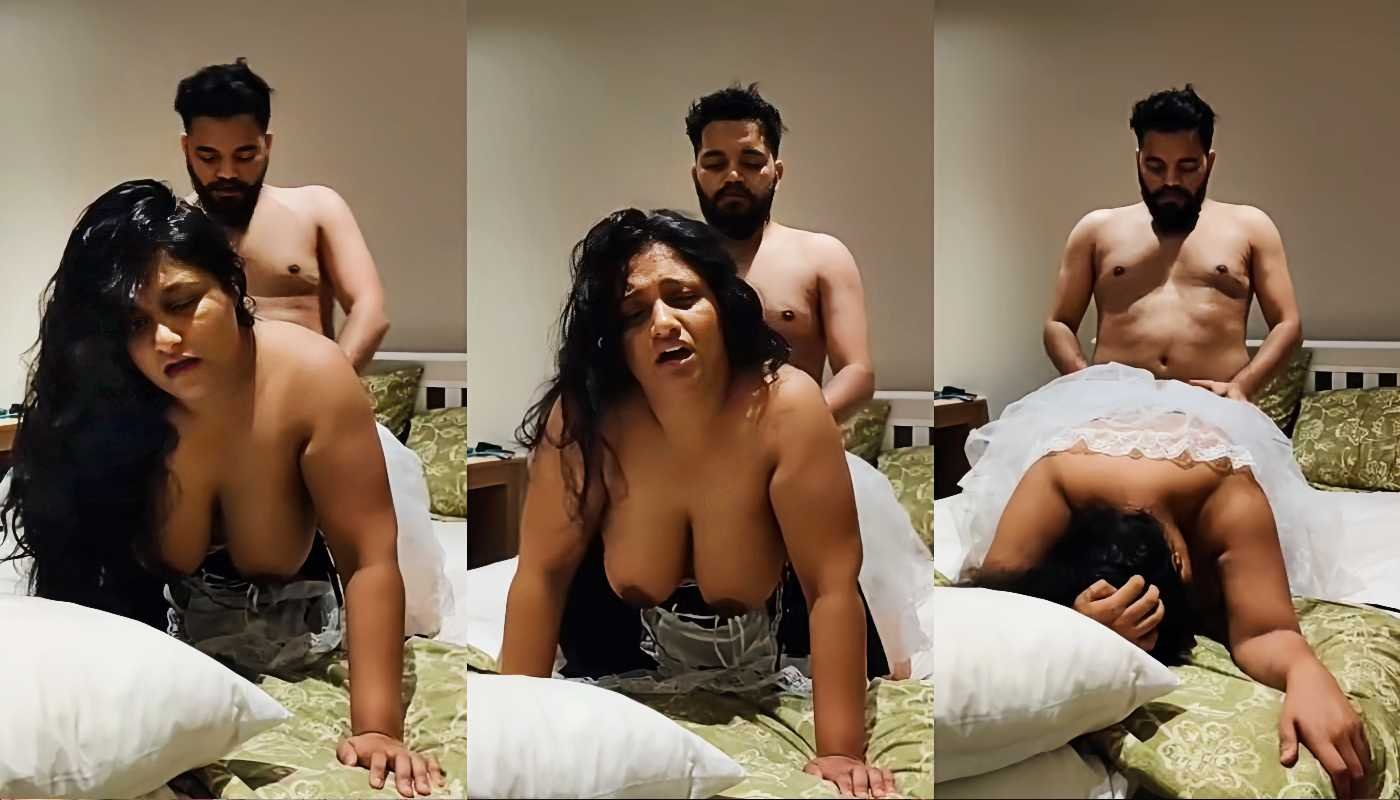 Horny Chubby Big Boobs Girl Fucking In Doggy Style And Moaning Hard