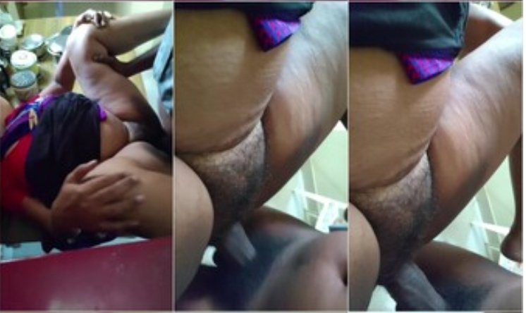 Big Black Cock Nephew Fucking His Milf Hairy Pussy Aunty