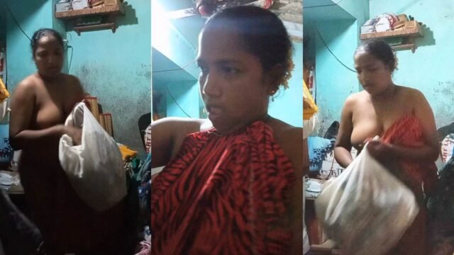 BD Muslim Aunty Caught Naked Boobs