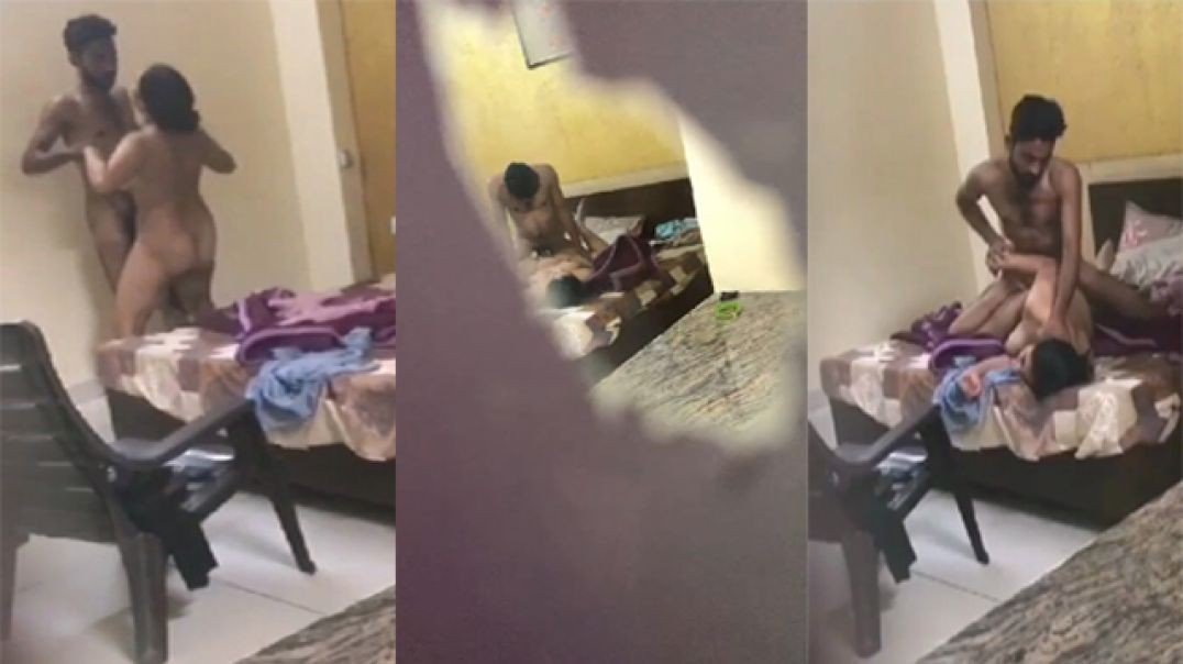 Horny Boy Fucking His Alone BBW Bhabhi On Bed