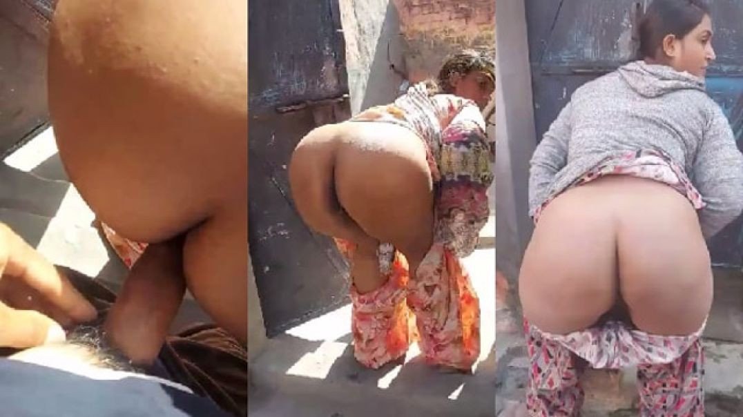 Big Ass Punjabi Bhabhi Outdoor Quick Fucking Taking Cum On Ass