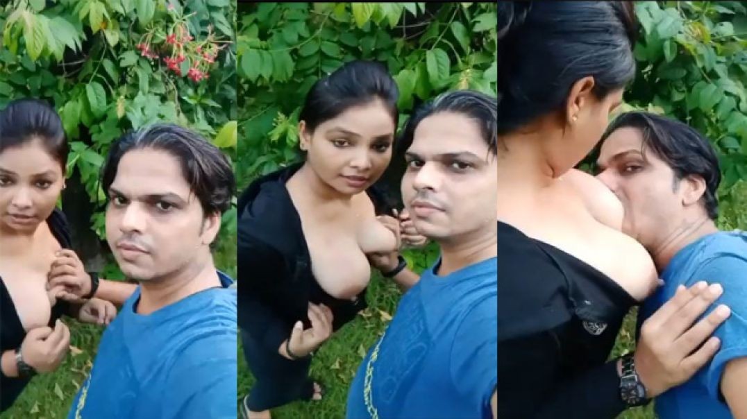 Big Boobs Gf Boobs Sucked By Lover In Park