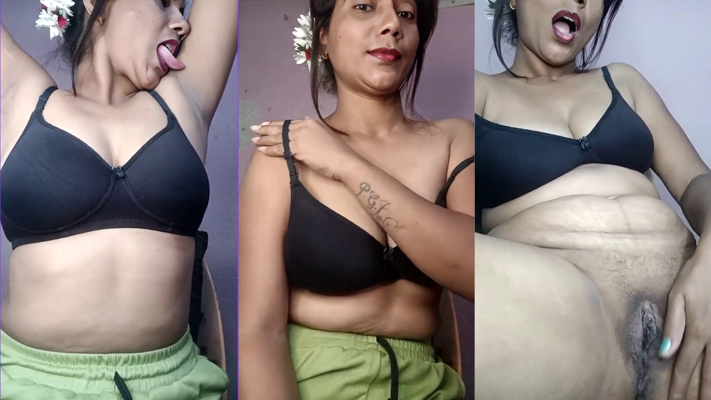 Super Sexy Bhabhi Strips And Fingering Her Hairy Vagina On Cam