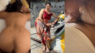 Chubby Tanker Boobs Bhabhi Giving Blowjob And Fucking Hard