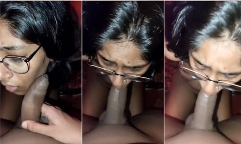 Desi Mallu Chasmis Girl Gives Blowjob To Boss