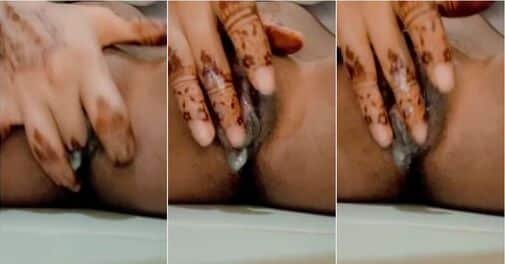 Desi Village Silm Hairy Pussy Girl Fingering Her Pussy