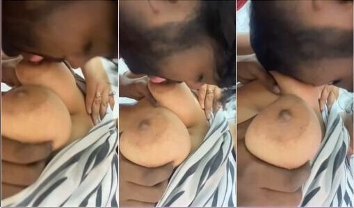 Bf Sucking His Chubby Gf Big Boobs